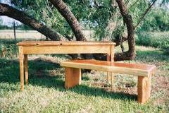 Custom Table and Bench